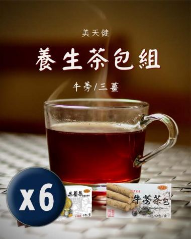 養生茶包組(三薑/牛蒡任選 六盒一組)