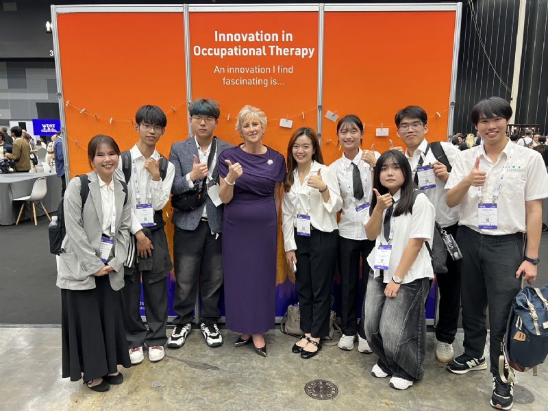 台灣之光！樹人醫專職治科勇闖2026世界職能治療師研討會